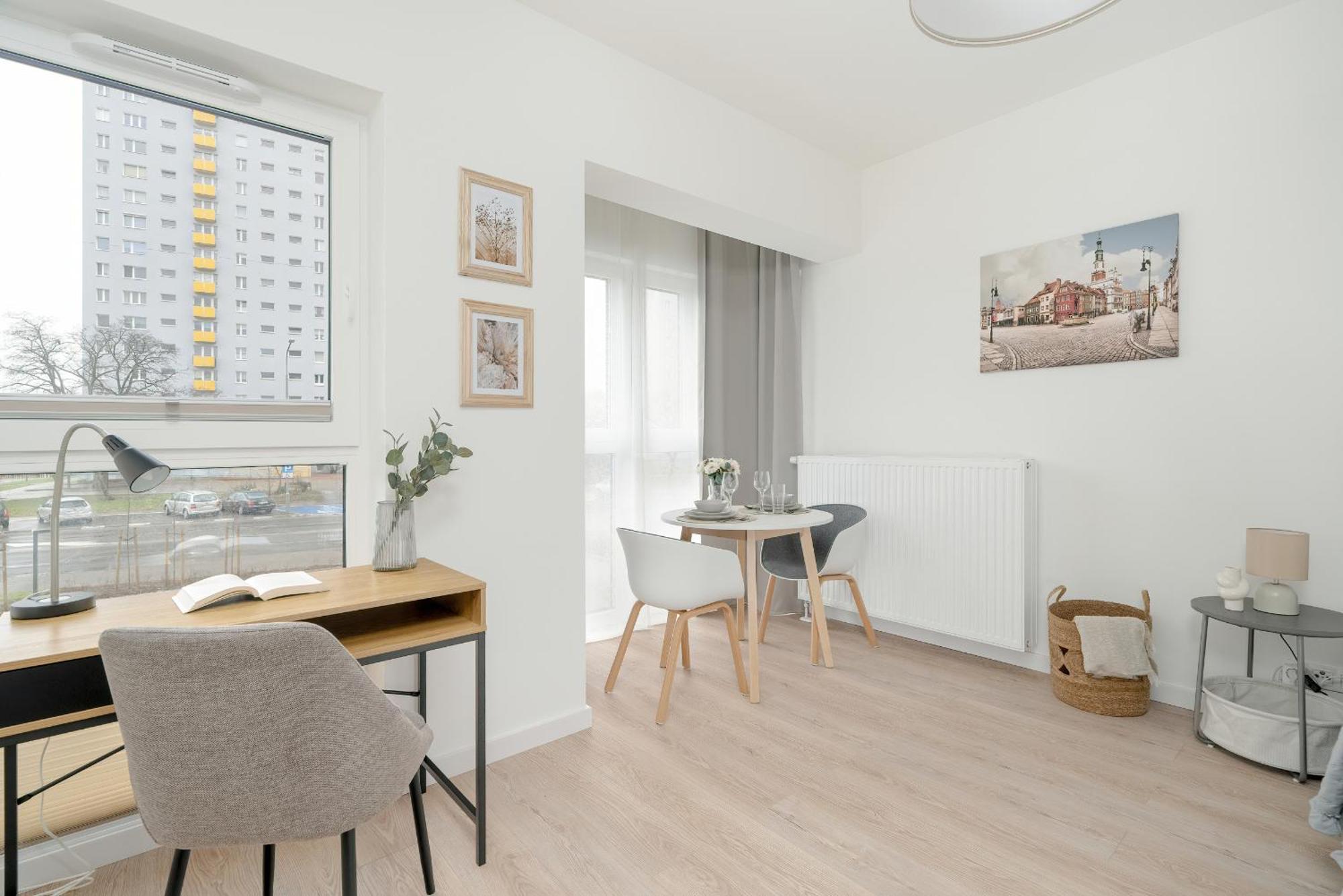 Minimalist Studios Wojciechowskiego With Parking In Poznan By Noclegi Renters Экстерьер фото